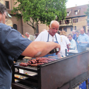 Pupitre des saucisses et mergueze