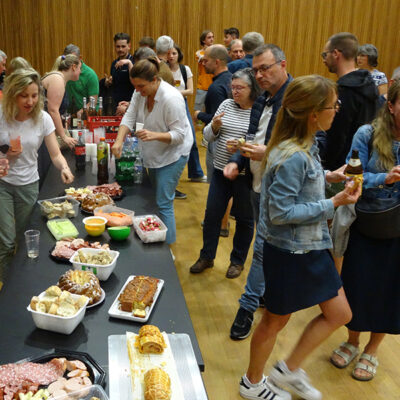 Le buffet, moment de convivialité